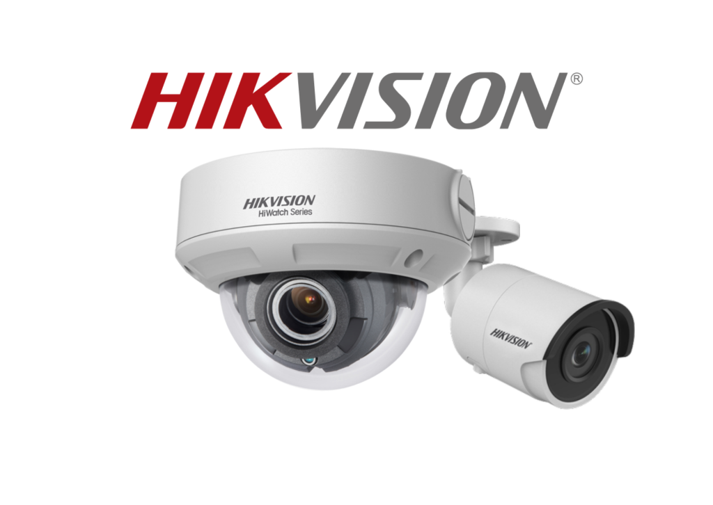 Hikvision, логотип, видеокамеры